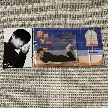 무카이 코지 RAYS 아크릴 스탠드 티켓풍 카드