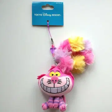 디즈니 체셔 고양이 비즈 봉제 인형 스트랩 도쿄 디즈니 리조트