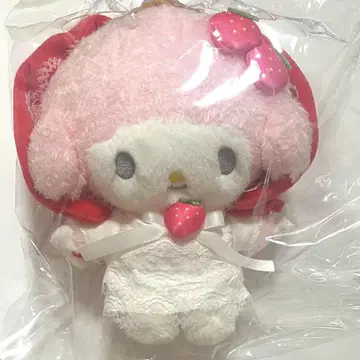 무뉴구루미 파티오 딸기 프린세스 봉제 인형 마스코트 피아노
