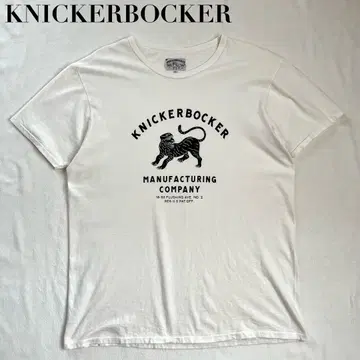 KNICKERBOCKER 니커보커 티셔츠 L 흰색 화이트