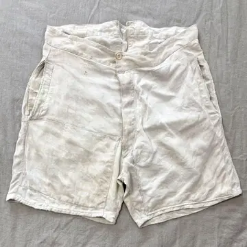 30년대 40년대 프랑스 빈티지 린넨 하프 팬츠