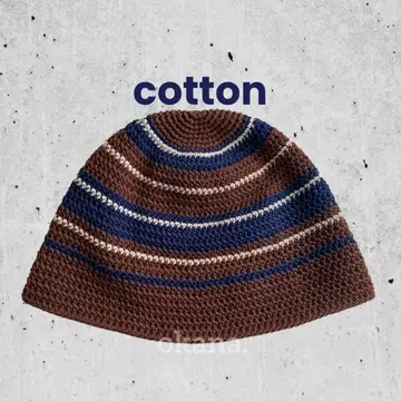 brown03 크러셔 모자 비니 크로셰 모자 핸드메이드 모자