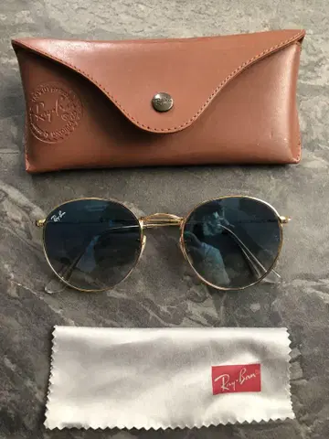 RayBan 레이밴 RB3447 라운드 메탈 블루 그라데이션