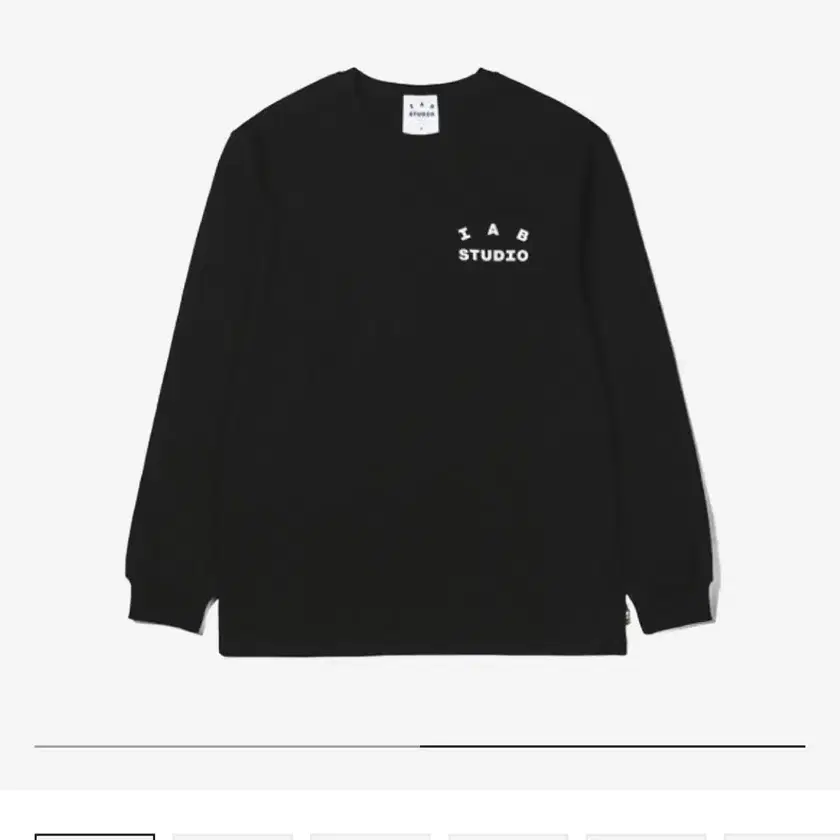 iab studio osaka 大阪　ロングスリーブ L IAB-STUDIO | 아이앱스튜디오 IAB Long Sleeve Black First