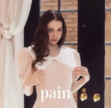 pain 리본 미니 드레스 원피스 lillilly 릴릴리 블랙