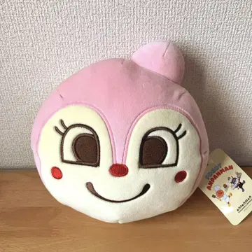 택 포함 새상품 FOODY ANPANMAN 호빵맨 쿠션 짤랑이
