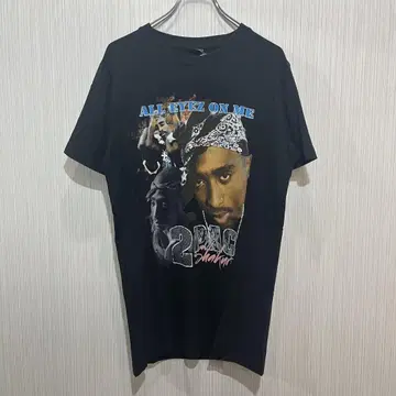 2Pac Y2K 밴 밴드 티셔츠 블랙 S Mister Tee