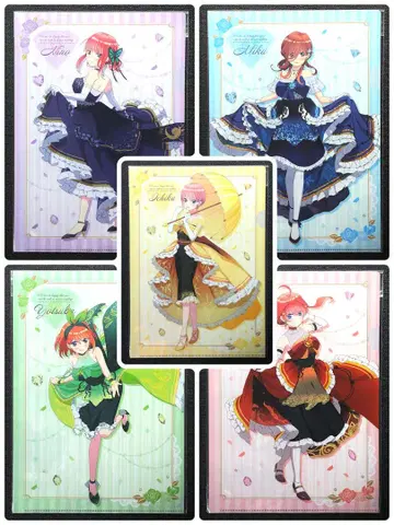 5등분의 신부 클리어 파일 컬러 드레스