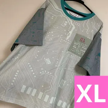 하츠네 미쿠 티셔츠 셔츠 보컬로이드 반팔 여성용 남성용 레어 LL XL