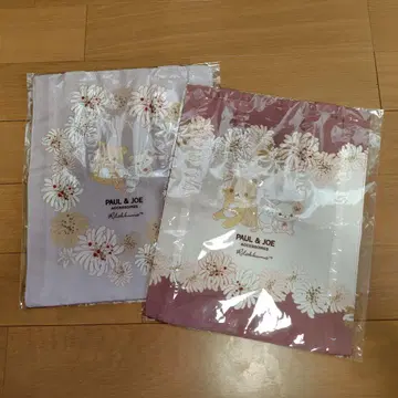 PAUL&JOE 폴 & 조 리락쿠마 에코백 새상품 2장 세트
