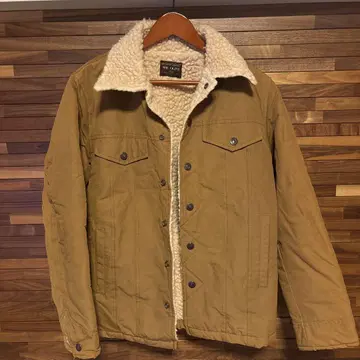 MR. OLIVE 보아 카라 부착 자켓 L
