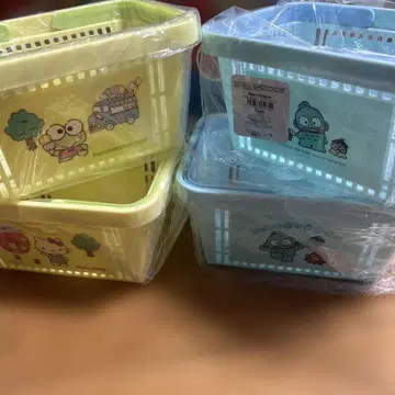 산리오 플라 바스켓 키티 케로케로케로피 한교동 4종 세트