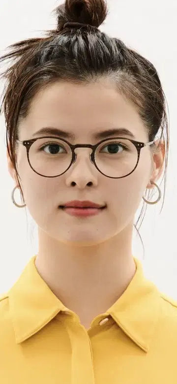 JINS 안경 보스턴 Combination Titanium