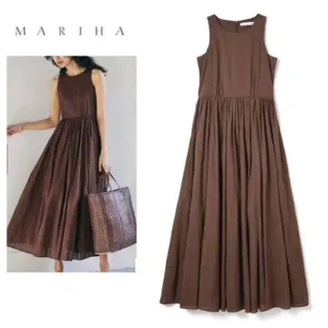 MARIHA 마리하 LADY MAXI 롱 원피스 브라운