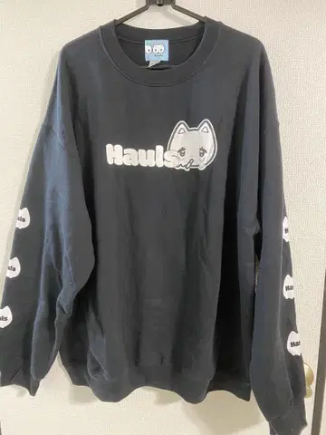 Hauls 라조나 가와사키 한정판 긴팔 맨투맨 블랙