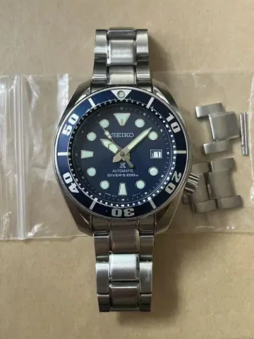 세이코 Sumo Sbdc033 프로스펙스 파랑 다이얼 오토매틱 다이버즈