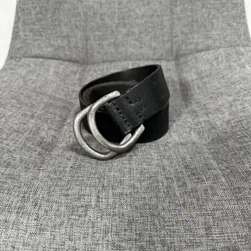 VINTAGE WORKS 가죽 벨트 더블 링 아메카지 바이커