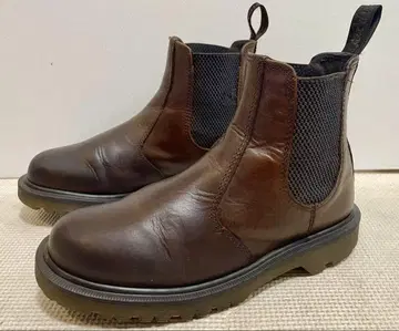 Dr Martens 닥터 마틴 사이드 고어 부츠 UK4 브라운