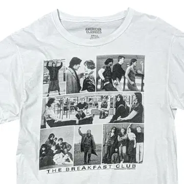 걸작 영화 THE BREAKFAST CLUB 티셔츠 화이트 S 사이즈