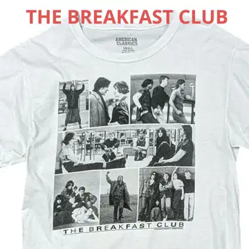 걸작 영화 THE BREAKFAST CLUB 티셔츠 화이트 S 사이즈