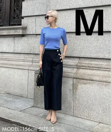 JENNE 제네 실키 리브 니트