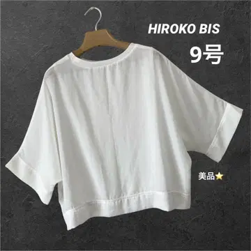 HIROKO BIS essentiel 돌먼 소매 티셔츠 9호