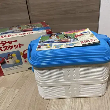 레저 바스켓 2단 쇼와 레트로