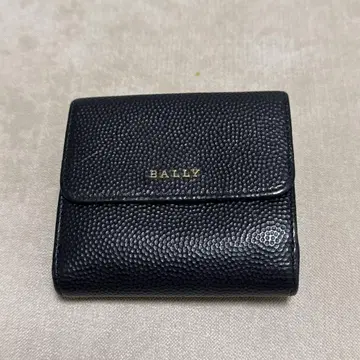 BALLY 발리 3단 폴더형 지갑 블랙 가죽