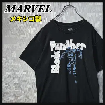 마블 블랙 팬서 멕시코제 반팔 티셔츠 XL 블랙 US 구제 의류