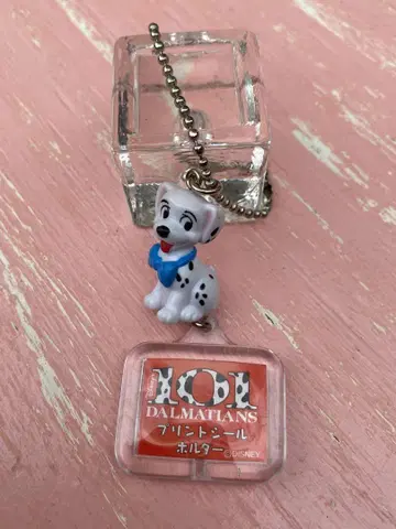 101DALMATIANS 프린트 씰 홀더 달마시안 키링