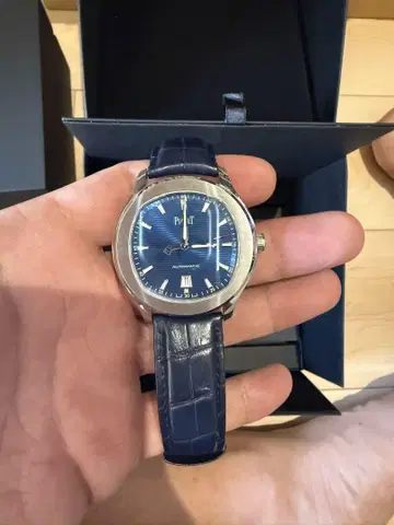 PIAJET 피아제 폴로 s 폴로 데이트 GOA43001 네이비