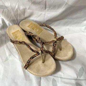아일랜드 슬리퍼 L 사이즈 23~25cm 플립플랍 웨지 샌들