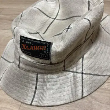 XLARGE 체크 무늬 버킷 햇 ONE SIZE