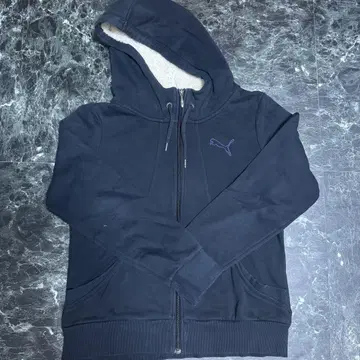 Puma 플리스 안감 후드티 L