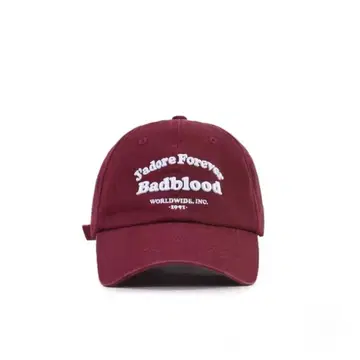 Badblood 야구 모자 버건디