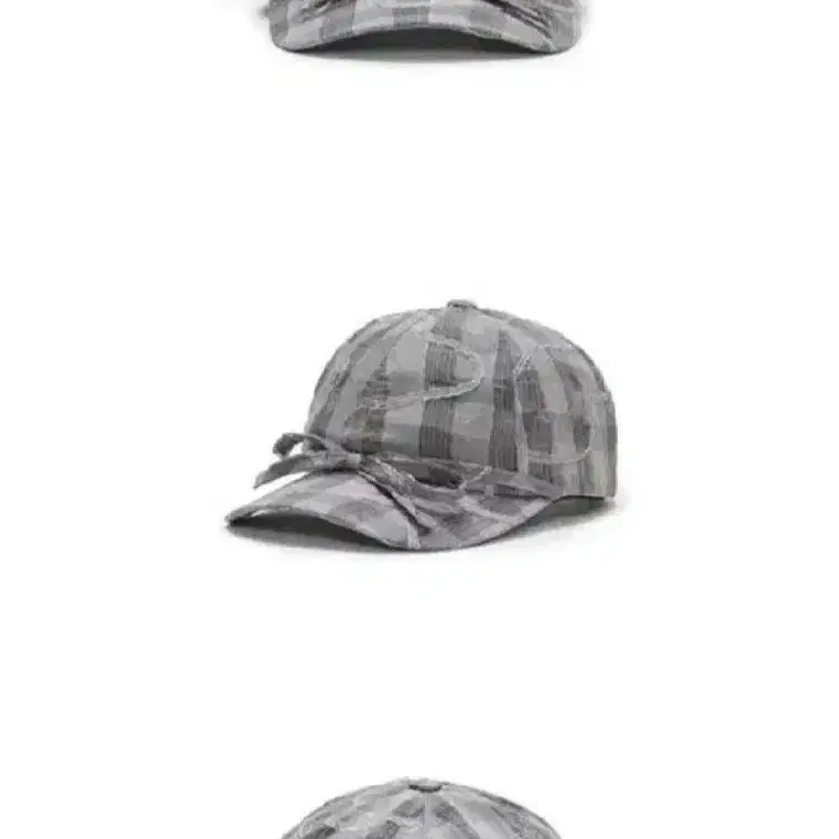 Awesome Needs Limited Ribbon Check Ball Cap Ribbon Cap #플로