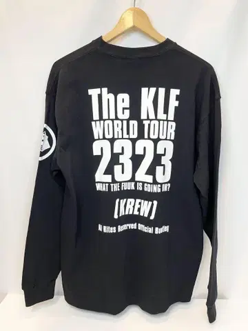 KLF World Tour 2323 롱 T (지미 코티) 블랙