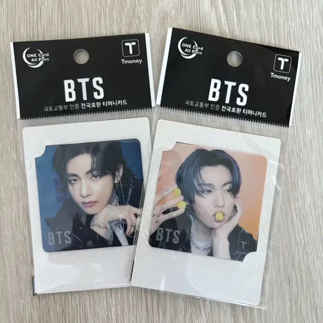 미개봉 ) 방탄 티머니 교통카드 뷔, 정국