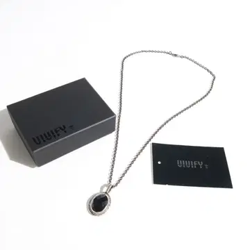 VIVIFY Stone Setting Necklace 오닉스 목걸이