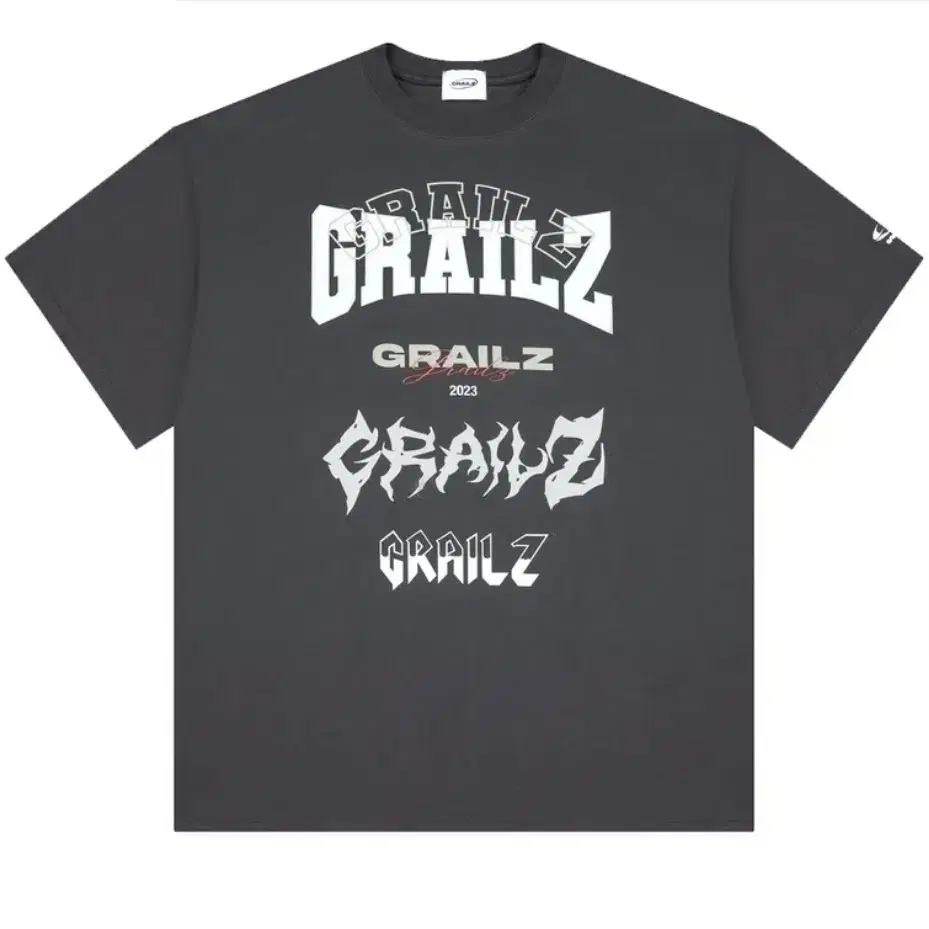 【GRAILZ】MULTI LOGO T-SHIRTS [CHARCOAL] MUSINSA | GRAILZ MULTI LOGO T-SHIRTS [CHARCOAL]