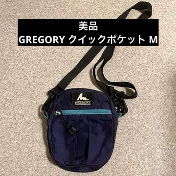 레어 구 로고 GREGORY 그레고리 M 숄더백 퀵 포켓