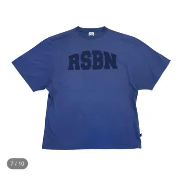 born to win RSBN 로고 오버 사이즈 티셔츠