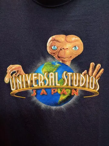 USJ 유니버설 스튜디오 재팬 E.T. 영화 빈티지 티셔츠