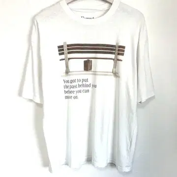 포레스트 검프 무비 티셔츠 셔츠 빈티지 빈티지 화이트