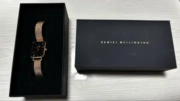 DANIEL WELLINGTON 쿼츠 시계 블랙/골드