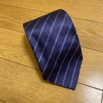 ARMANI 네이비 스트라이프 넥타이