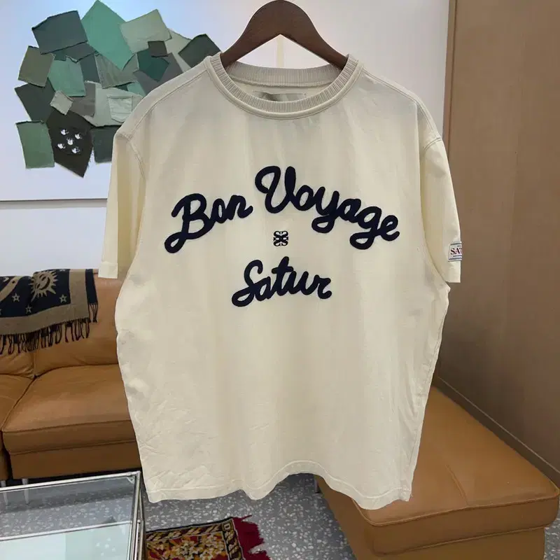 SATUR ■ Satur Logo Embroidered Voyage Short Sleeve T-Shirt MUSINSA | SATUR Satur Logo Embroidered Voyage Short Sleeve T