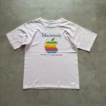 미국제 90년대 Macintosh 애플 기업 티셔츠
