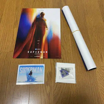 슈퍼맨 IMAX 한정판 혜택 포스터 + 관련 굿즈 세트