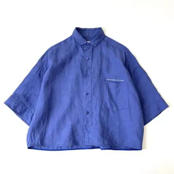 스픽&스팬 TICCA 별주 린넨 반팔 엠브로이디리 셔츠 24SS